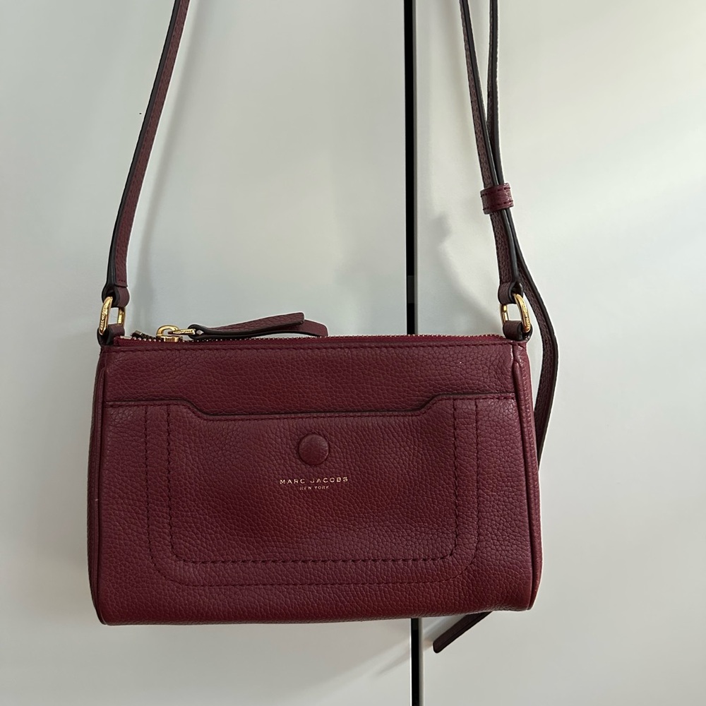 Marc Jacobs Deep Red Crossbody Bag
